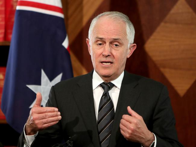 Turnbull has taken a hit in disastrous Newspoll results. Picture: Stuart McEvoy/The Australian.