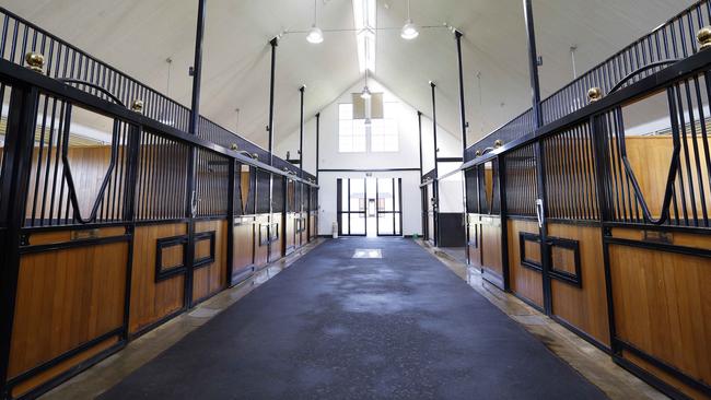 The stallion barns at Yulong Stud. Picture: Michael Klein