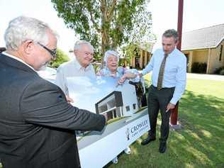 MP Kevin Hogan announces major renovations at the Crowley Care Services iin Ballina as part of a federal funding contribution. Picture: Marc Stapelberg