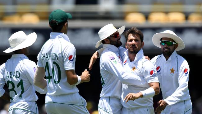 Yasir Shah is the cheeky heartbeat of the Pakistan attack. Picture: Getty