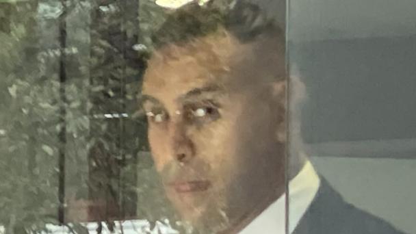 A senior constable Benjamin David, 41, appeared in Sutherland Local Court for the first time after being charged with driving while suspended. Picture: Ashleigh Tullis