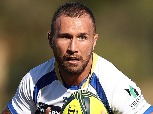 SYDNEY, AUSTRALIA - SEPTEMBER 15:  Quade Cooper of Brisbane City in action during the round three NRC match between Sydney Rays and Brisbane City at Woollahra Oval on September 15, 2018 in Sydney, Australia.  (Photo by Mark Metcalfe/Getty Images)