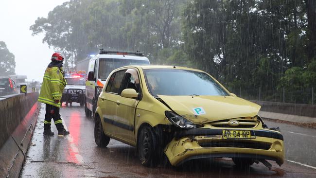 A crash on the Pacific Highway, Coffs Harbour. File image.