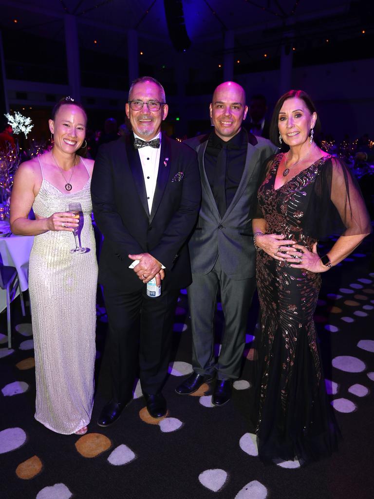 Small Steps for Hannah Gala Ball - Lloyd and Sue Clarke with Richard and Teesh Whittington South Brisbane Saturday 16th July 2022 Picture David Clark