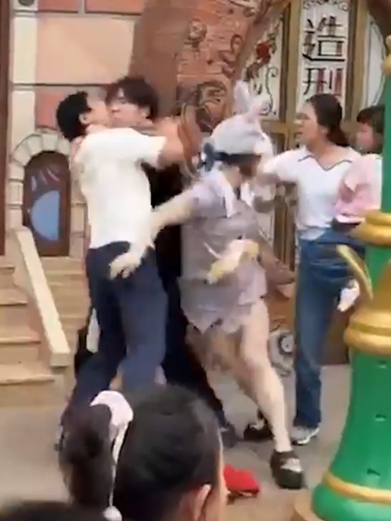 Insane scenes at Disneyland Shanghai.