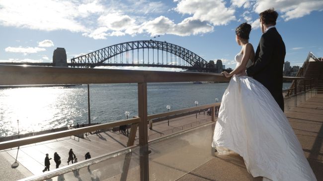 Couples in locked down New South Wales are now allowed to hold small wedding ceremonies