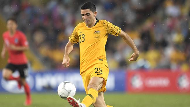 Socceroos midfielder Tom Rogic is at least 10 days away from returning for Celtic. Picture: Getty Images 