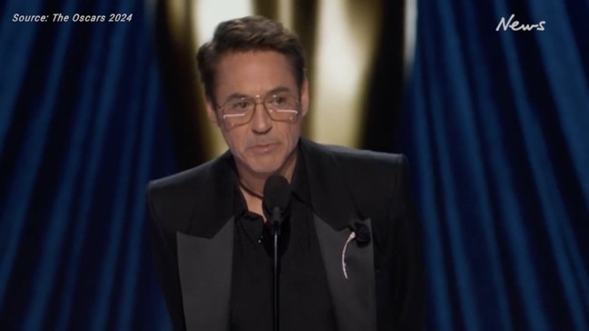 Robert Downey Jr. finally wins his first Oscar for Best Supporting Actor