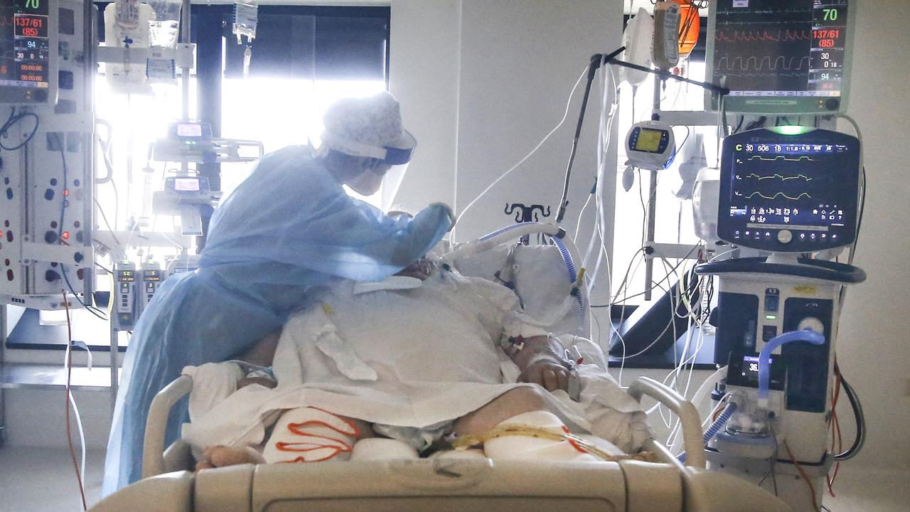 Behind the Scenes at the Royal Melbourne Hospital ICU. Picture: David Caird