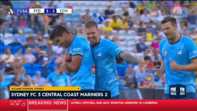 Sydney FC pull off 3-2 win over Mariners