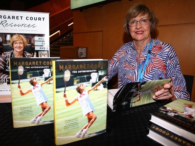 Former Australian tennis player Margaret Court now runs a Church in Perth where ScoMo held court at the weekend.