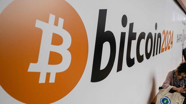 Bitcoin surged in value after Mr Trump’s comments. Picture: Jon Cherry / GETTY IMAGES NORTH AMERICA / Getty Images via AFP