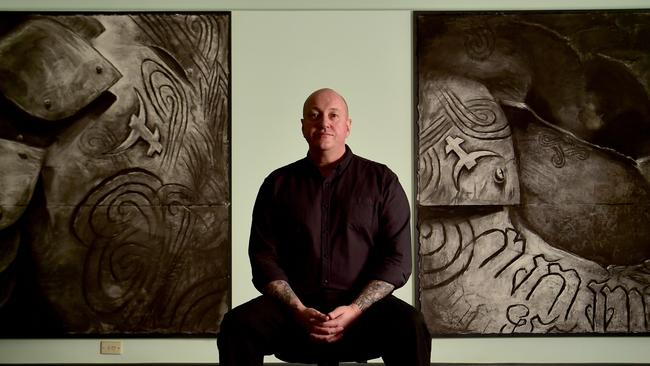 Rob Douma, a Townsville artist, has petitioned council to develop a new regional art gallery. Picture: Evan Morgan