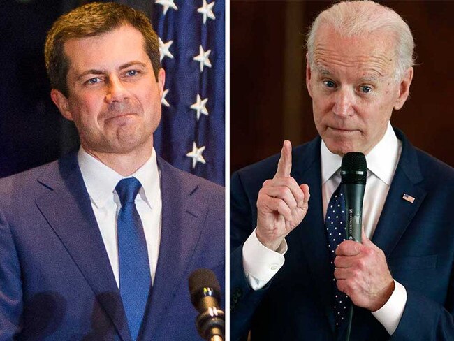 Pete Buttigieg and Joe Biden