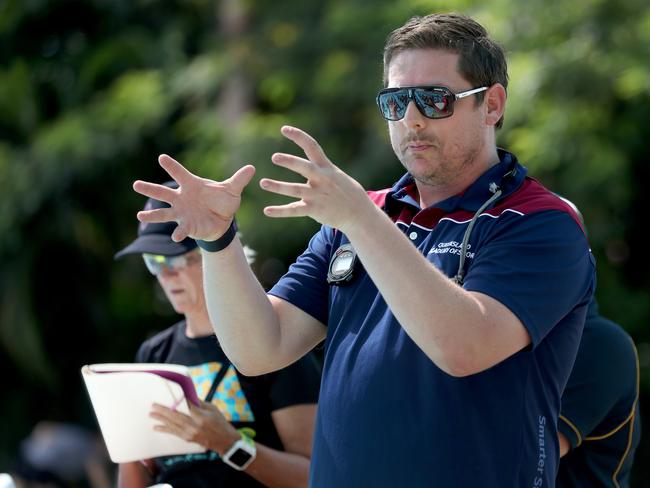 Olympians Emily Seebohm and Brittany Elmslie coming up for a Sprint Clinic at Marlin Coast pool at Smithfield Pool NQ Swimming would like to invite all State Development and High Performance Swimmers and Coaches to come and join Emily Seebohm and Brittany Elmslie at a Sprint Clinic conducted by 2016 Olympic Team Coach David Lush (pictured). Picture: Marc McCormack