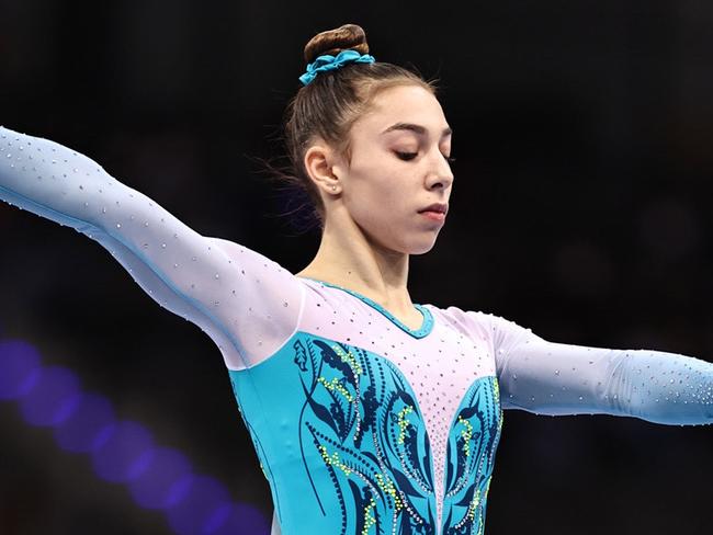 Ava is the youngest member of the Olympic Games training squad for the 2024, on Good Friday she fell badly while on the beam resulting in spinal injury. Source: Supplied