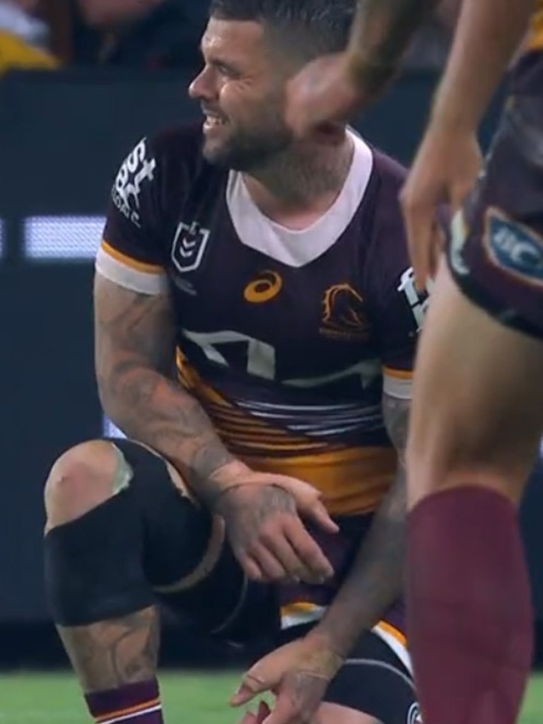 Reynolds knew it was no good immediately. Photo: Fox Sports