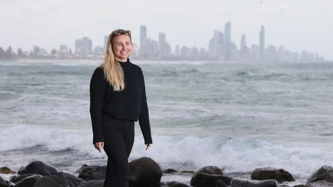 Allira Youngson, 28, loves living the single life in Burleigh. Picture: Glenn Hampson