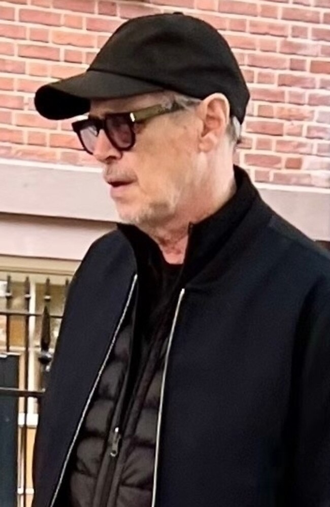 Steve Buscemi is seen for the first time with a bruised left black eye after suffering a random attack in the streets of New York City. Picture: BrosNYC / BACKGRID