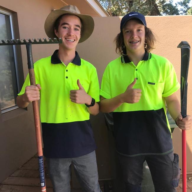 Luke Haywood and Jett Egan of Larapinta has been nominated in the NT Government Small Business Achievement Award part of the 2021 Northern Territory Young Achiever Awards.