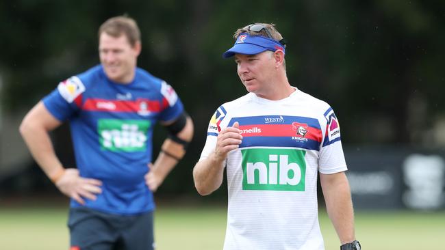 O’Brien will make his NRL debut as coach against the Warriors. Photo by Tony Feder/Getty Images.