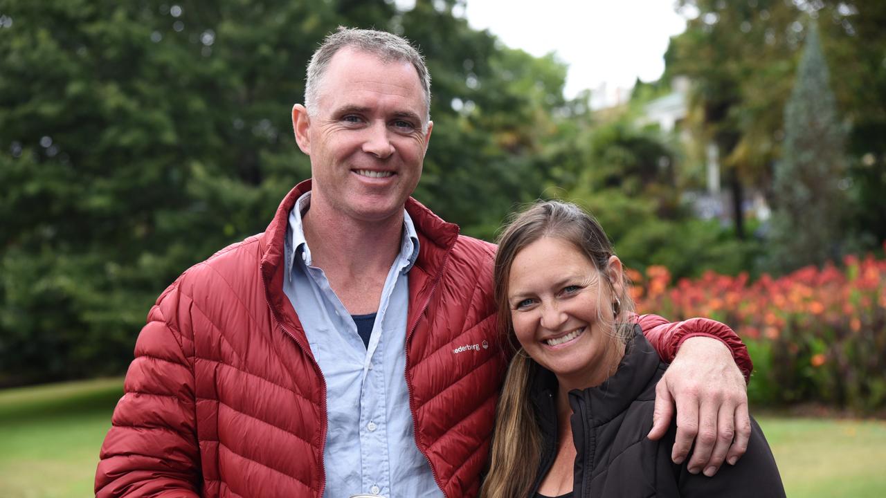 Joel and Sally Clements at Day 2 of Launceston's Festivale 2023. Picture: Alex Treacy