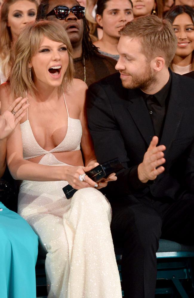 We’re hearing unconfirmed reports Calvin just couldn’t sit through another awards show full of SURPRISED FACE. Picture: Jeff Kravitz/BMA2015/FilmMagic