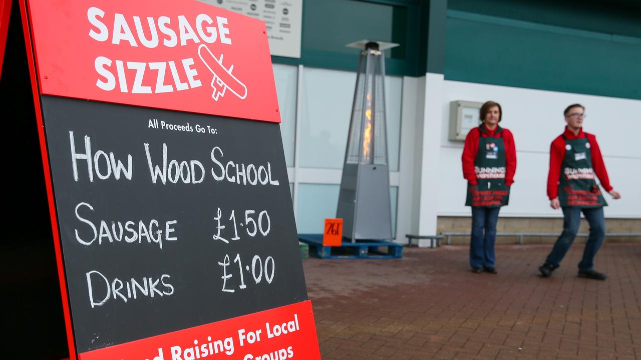 Brits have yet to be won over but the prospect of a sausage with their sandpaper. Picture: Mega.