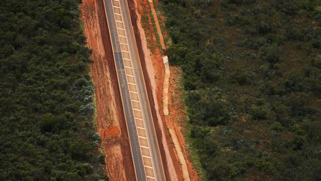 Outback road. Picture: Lauren Bath