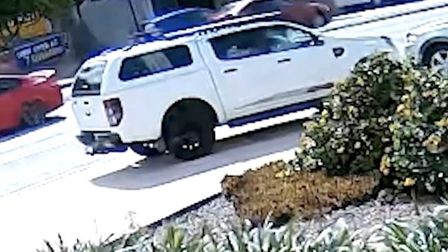 He then allegedly mounted the footpath and drove against the flow of traffic before getting out and chasing the pedestrian and his friend.
