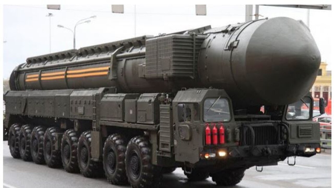 Russia's monster nuke missile Sarmat – also known as Satan 2. Picture: Supplied