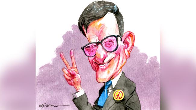 RBA board member Ian Harper. Illustration: Sturt Krygsman