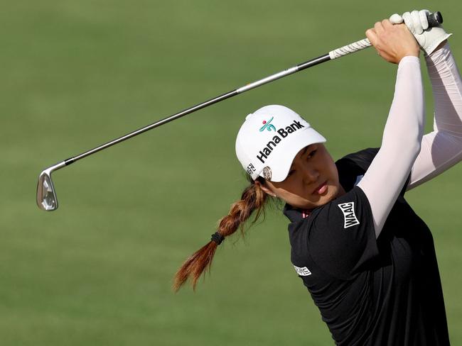 Minjee Lee is tournament leader Rachel Lee’s favourite golfer.