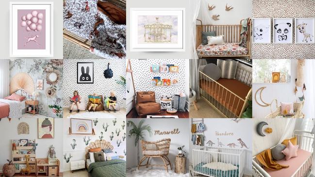 A collage of Teeny Tiny Interiors products, 2021. Picture: Teeny Tiny Interiors