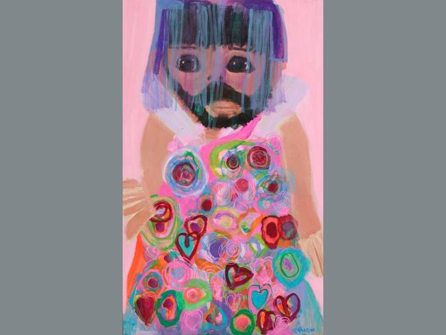 Shan is a little little little mermaid by Catherine McGuiness depicts queer Australian artist Shan Turner-Carroll. Picture: Catherine McGuiness, Archibald 2025, Photo: Art Gallery of New South Wales, Jenni Carter