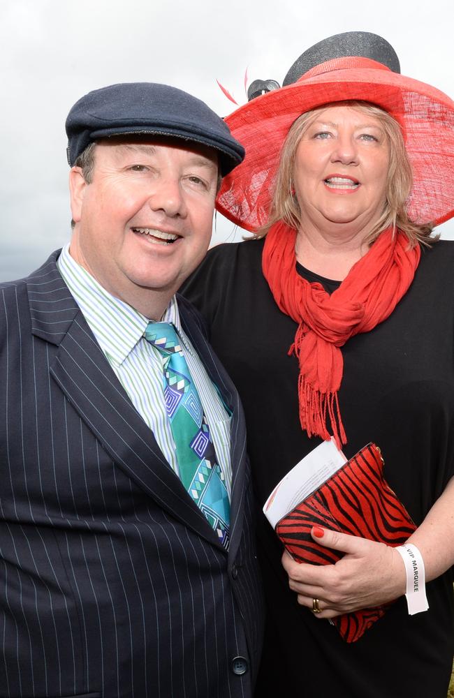 Andrew and Tracey Mulcahy at the 2015 Ballina Cup. Picture: Mireille Merlet-Shaw