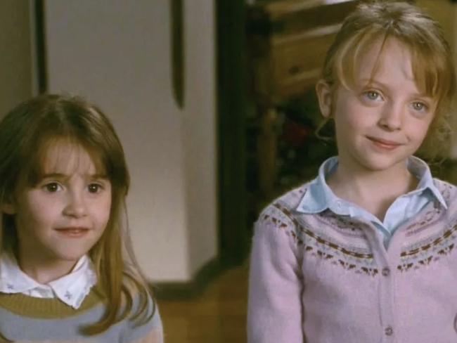 Emma Pritchard (left) played Englefield’s younger sister, Olivia. Picture: Supplied