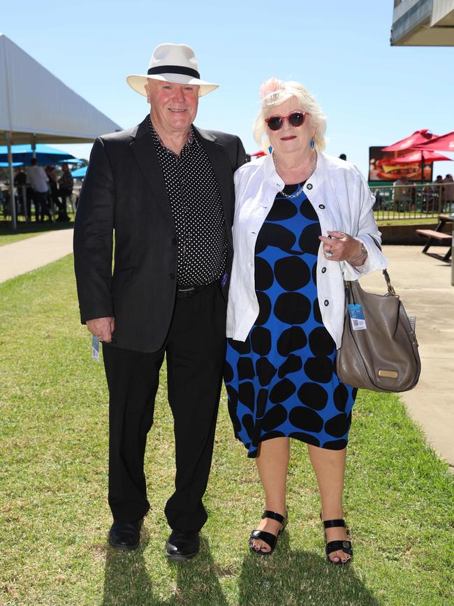 BAIRNSDALE, AUSTRALIA – MARCH 22 2024 Roy Greer and Marylou Greer attend the Bairnsdale Cup race day. Picture: Brendan Beckett