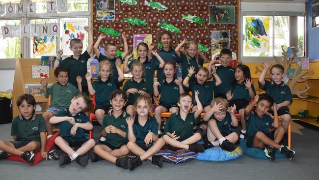 8/20 Dalby South State School Prep/Year 1 D class. Picture: Chloe Cufflin.