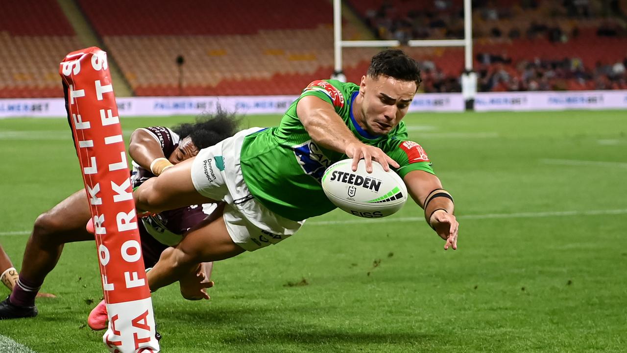 Harley Smith-Shields was set to be a huge part of Canberra’s attack in 2022. Picture: NRL Images