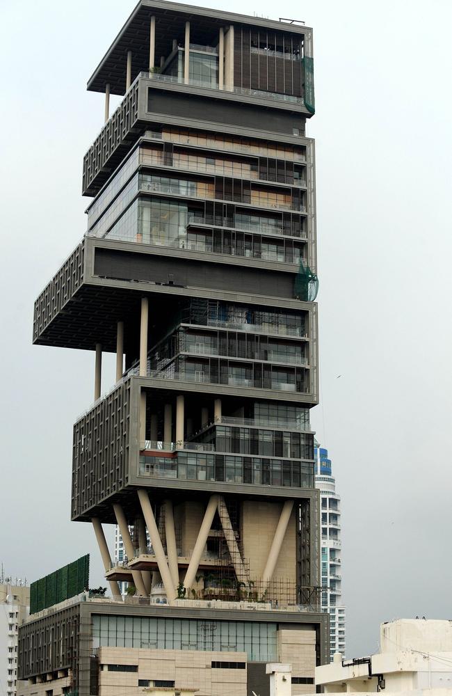 Antilia is the world’s most expensive home.