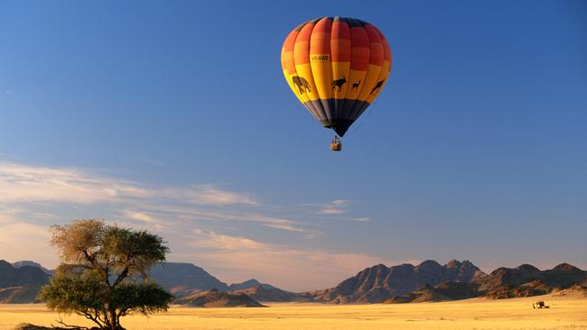 Hot-air ballooning in Namibia – a life-affirming experience.