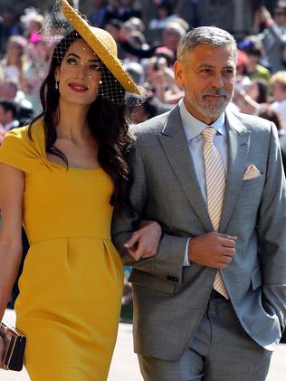 George Clooney and Amal Clooney. Picture: Getty