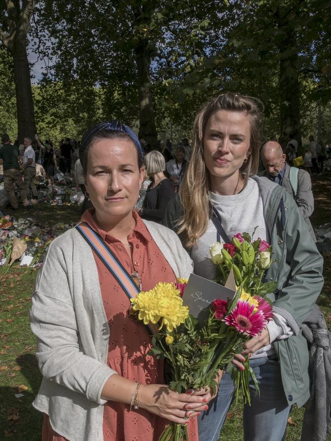 Geraldine Jacquinot and Victoria Gell. Picture: Ella Pellegrini.