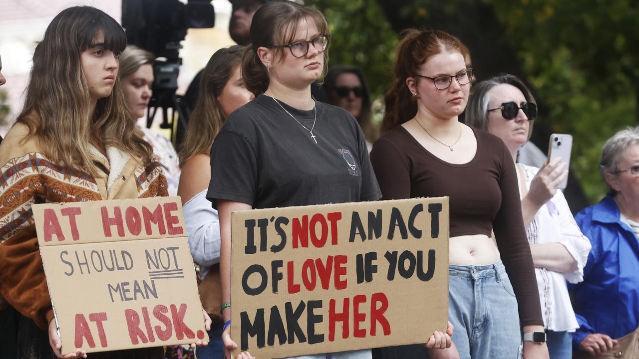 ‘A lot of heartbreak’: Rally cry for action to stop gendered violence