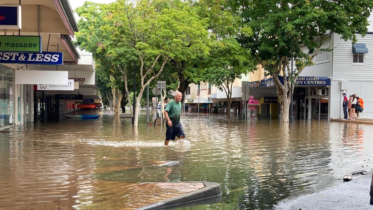 Gympie flood, Mary St, February 26. 2022