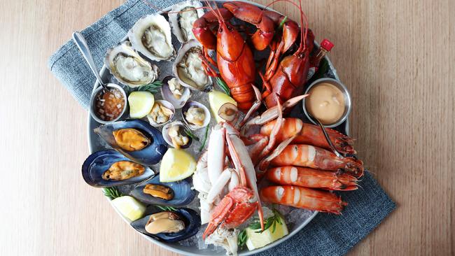 The seafood platter at Captain Baxter. Picture: Rebecca Michael