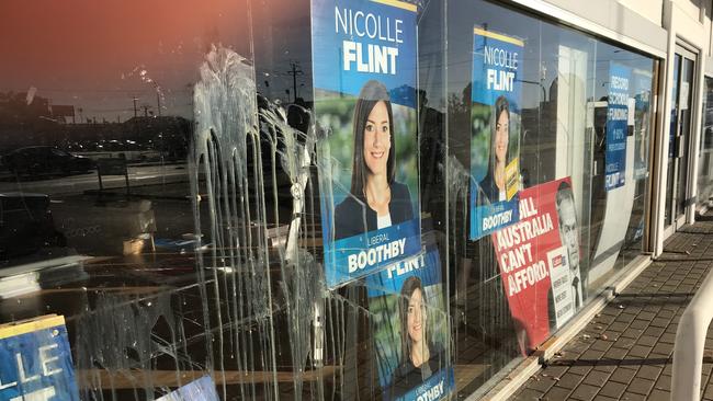 Nicolle Flint’s offices were attacked during the 2019 federal election campaign.