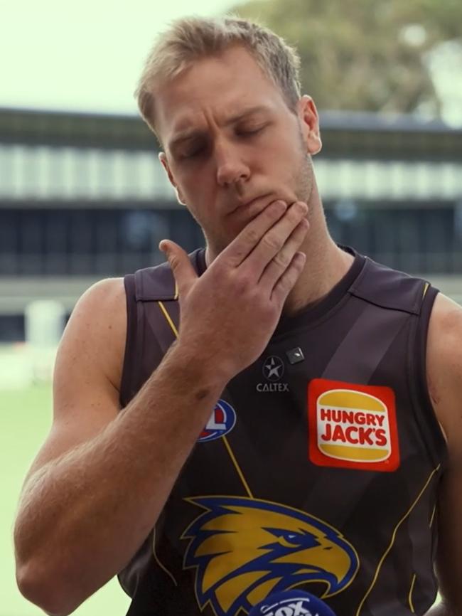 Oscar Allen’s future at the West Coast Eagles remains up in the air.