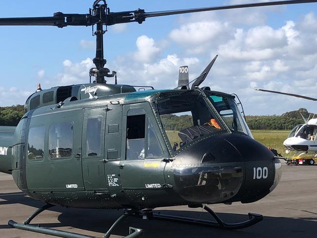 Bell UH-1 Iroquois ("Huey") rego VH-UVC crashed off the NSW coast in September.